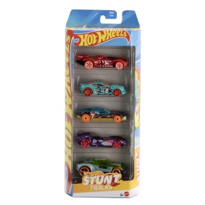 Set 5 Masini Hot Wheels Stunt Tracks