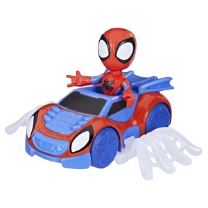 Spidey Prietenii Extraordinari Set Masinuta Si Figurina Si Accesoriu Spidey - Img 5