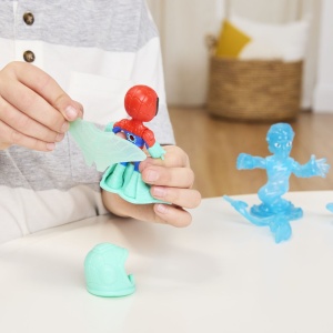 Spidey Si Prietenii Lui Uimitori Marvel Water Webs Set 2 Figurine Spidey Si Hydro Man Cu Accesorii - Img 7