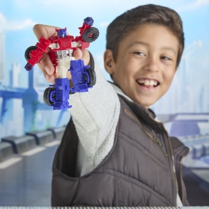 Transformers Cyberworld Robot Optimus Prime Convertibil 10Cm - Img 4