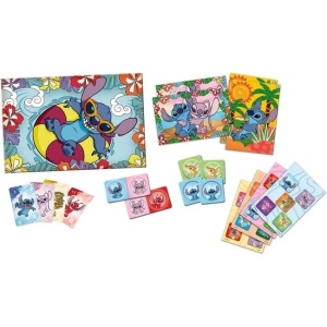 Trefl Disney Stitch Set De Jocuri Mix And Play 8In1 - Img 2