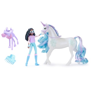 Unicorn Academy Set Unicorn Glacier Si Papusa Layla - Img 2
