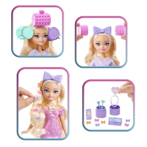 Barbie Dream Besties Papusa Barbie Malibu Cu Accesorii Fashion - Img 6