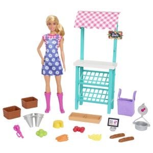 Barbie Papusa Barbie You Can Be Vanzatoare La Market - Img 2
