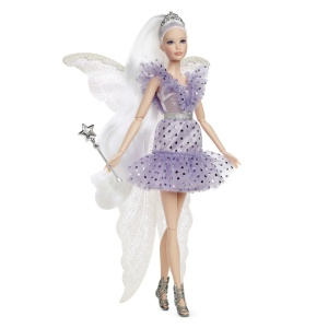 Barbie Signature Papusa Barbie Zana Maseluta Cu Aripi De Zana Bagheta Si Geanta - Img 2