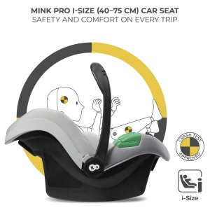 Carucior Kinderkraft Yoxi 3In1 (Mink Pro) Moon Grey - Img 13