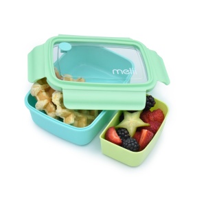 Cutie Pranz Bento 880Ml Cutie Detasabila Melii Blue Mint Lime - Img 6