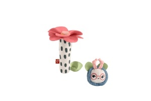 Fisher Price Planet Friends Jucarie Plus Zornaitoare Floare Si Albinuta - Img 4