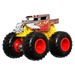 Hot Wheels Monster Truck Camion Bone Shaker Cu Culori Schimbatoare Scara 1:64 - Img 2
