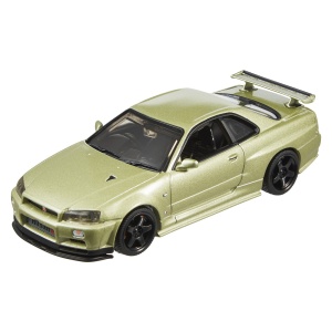 Hot Wheels Premium Real Riders Masinuta Metalica Nissan Skyline Gt-R Scara 1:43 - Img 2