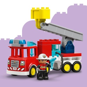 Lego Duplo Camion De Pompieri Cu Furtun Si Pompier 10473 - Img 8