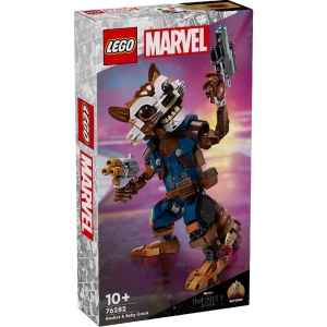 Lego Marvel Super Heroes Rocket Si Bebelusul Groot 76282 - Img 1