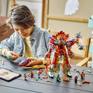 Lego Monkie Kid Robotul Cu Inel De Foc Al Lui Nezha 80057 - Img 5
