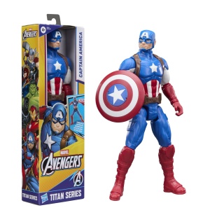 Marvel Avengers Titan Series Figurina Captain America 29Cm - Img 8