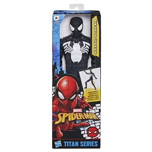 Marvel Spider Man Titan Series Figurina Spider Man Cu Costum Negru