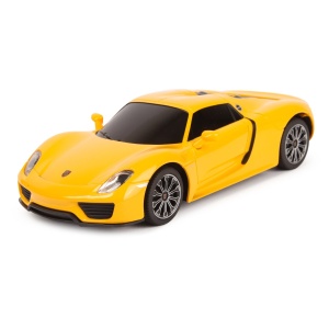 Masina Cu Telecomanda Porsche 918 Spyder Galben Cu Scara 1 La 24 - Img 3