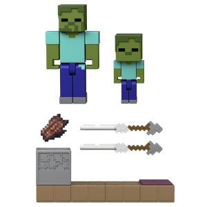 Minecraft Redstone Charged Set Capcana Cu Sageti Pentru Zombi Figurina Cu Accesorii - Img 5