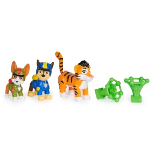 Patrula Catelusilor Jungle Pups Set 3 Figurine Chase Tracker Si Tigrul - Img 2