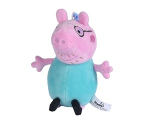 Peppa Pig Breloc Plus Daddy Pig 10Cm
