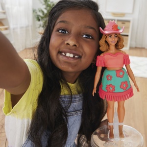 Play Doh Barbie Set Creatii Vestimentare Cu Flori Si Franjuri Cowboy - Img 4