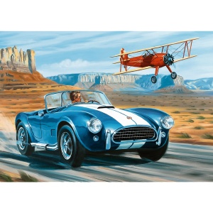 Puzzle Trefl 1000 Premium Plus Tea Time Cursa In Desert - Img 2