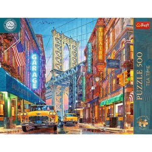 Puzzle Trefl 500 Premium Plus Tea Time Campionatul European Vedere A Podului Manhattan - Img 3