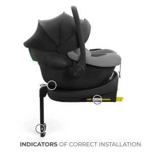 Scoica Auto Kinderkraft I-Lite Cu Baza Isofix Endura Safe Fx, Gray - Img 8