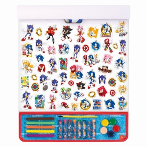 Sonic The Hedgehog Set Pentru Desen Giga Block 5 In 1 - Img 2