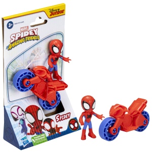 Spiderman Set Motocicleta Si Figurina Spidey 6Cm - Img 8