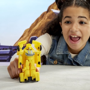Transformers Earthspark Figurina Bumblebee 1 Step Smash To Change - Img 4