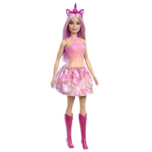 Barbie Papusa Barbie Cu Accesorii Magice De Unicorn - Img 2
