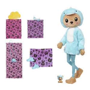 Barbie Papusa Barbie Cutie Reveal Delfin Urs - Img 4