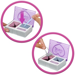 Barbie Set Party Unboxed Reveal Papusa Barbie Violet Cu 10 Accesorii Surpriza - Img 3