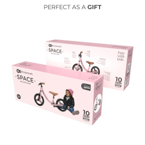 Bicicleta Fara Pedale Kinderkraft Space Dark Pink