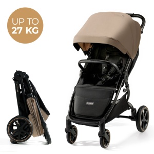 Carucior Sport, Ultra Compact, Kinderkraft Mitzy, 0-22 Kg, Linen Beige - Img 5