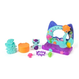 Gabbys Dollhouse Filmul Set Balconul Acvariu Si Figurina Mercat Cu Accesorii - Img 2