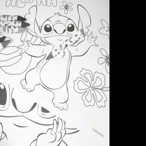 Happi Hobbi Set Pentru Pictura In Geanta Transparenta Stitch - Img 5