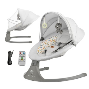 Leagan Electric Kinderkraft Lumi 2, Light Grey - Img 2