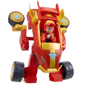 Marvel Iron Man Si Prietenii Sai Uimitori Set Vehicul 2 In 1 Si Figurina Iron Man - Img 8