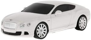 Masina Cu Telecomanda Bentley Continental Gt Alb Cu Scara 1 La 24 - Img 5