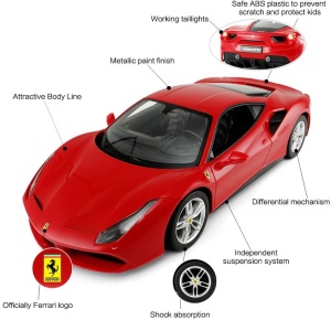 Masina Cu Telecomanda Ferrari 488 Gtb Scara 1 La 14 - Img 5