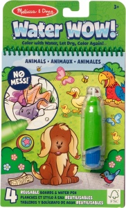 Melissa And Doug Water Wow Carte De Colorat Animale Reutilizabila Cu Apa