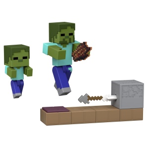 Minecraft Redstone Charged Set Capcana Cu Sageti Pentru Zombi Figurina Cu Accesorii - Img 2