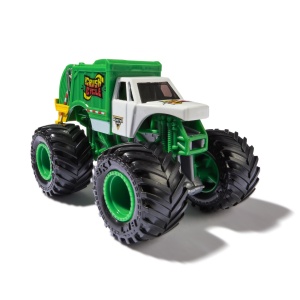 Monster Jam On The Job Masinuta Metalica Crush Cycle Scara 1 La 64 - Img 2