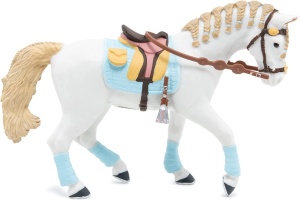 Papo Figurina Cal De Echitatie Bleu