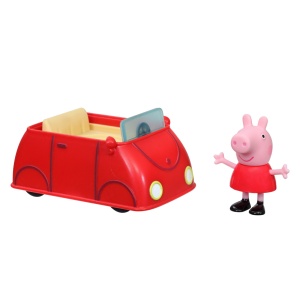 Peppa Pig Vehicul Cu Figurina Micuta Masina Rosie - Img 2