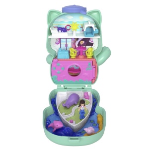 Polly Pocket Set Gentuta Animalut Pisicuta Marinar Cu Accesorii - Img 11