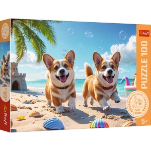 Puzzle Trefl 100 Catel Corgi