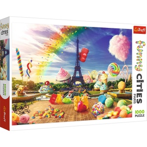 Puzzle Trefl 1000 Dulciuri La Paris - Img 1