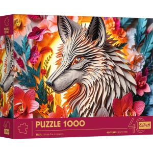 Puzzle Trefl 1000 Editia Aniversara 40 De Ani 3D Wilk